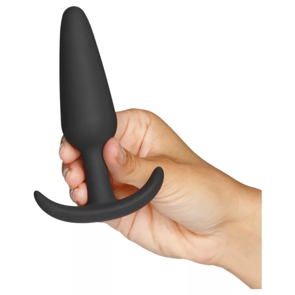 Amaysin - silicone anal plug set (black and green) - set of 3
