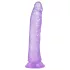 Baseks Jellies - suction cup jelly dildo (purple)