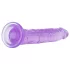 Baseks Jellies - suction cup jelly dildo (purple)
