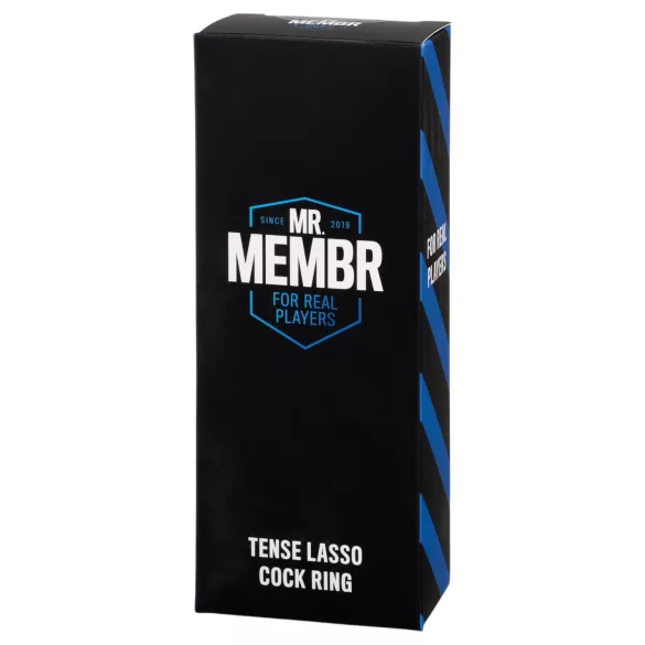 MR.MEMBR Tense - adjustable lasso penis ring (black)