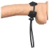 MR.MEMBR Tense - adjustable lasso penis ring (black)