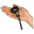 MR.MEMBR Tense - adjustable lasso penis ring (black)