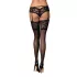 Obsessive Leticia - Black Lace Top Stockings - L/XL