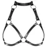 Obsessive A740 - Halter Neck Decorative Body Harness Top (Black) - S-L