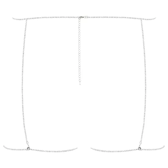 Obsessive Bijou 905 - Silver Body Jewelry Harness (Size S-L)