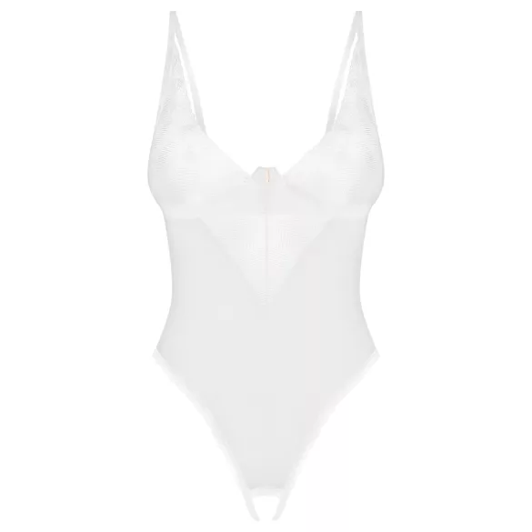 Obsessive Alissium - open crotch bodysuit (white) - M/L