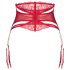 Obsessive Matildea - Lacy Chain Garter Belt (Red)