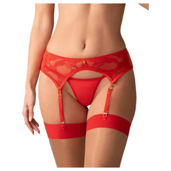 Obsessive Aloisa - Lingerie Gift Set - 6 Pieces (Red)