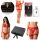 Obsessive Aloisa - Lingerie Gift Set - 6 Pieces (Red) - L/XL