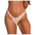 Obsessive Weddya - lace thong (white) - L/XL