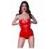Chilirose CR 4491 - Zipper Corset (Red)