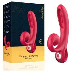 Erospace Sweet Play - clitoral arm vibrator (red)