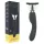 Erospace Sweet Play - 2‑in‑1 clitoral vibrator with licking tongue and suction (black)