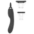 Erospace Sweet Play - 2‑in‑1 clitoral vibrator with licking tongue and suction (black)