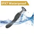 Erospace Sweet Play - 2‑in‑1 clitoral vibrator with licking tongue and suction (black)