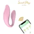 Sweet Play - App-controlled couples’ vibrator (pink)