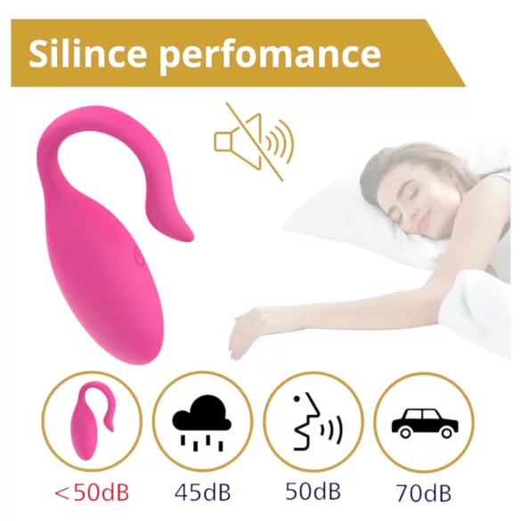 Sweet Play - App-controlled vibrating egg (pink)