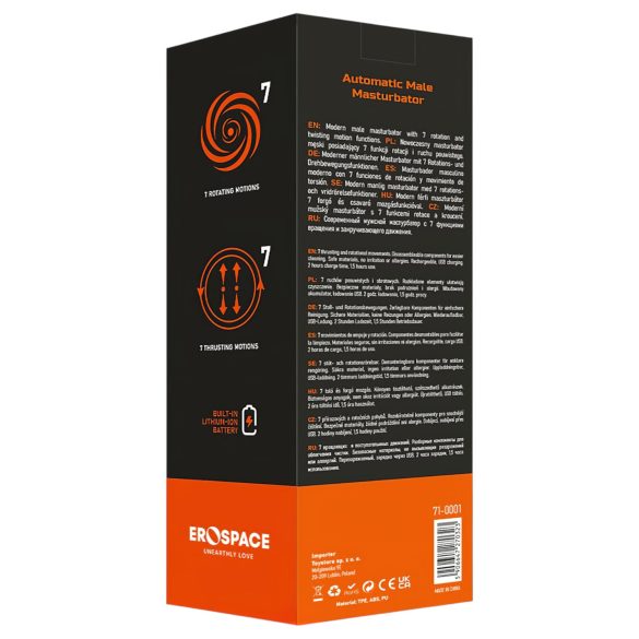 Men's Play - Swivel Masturbator (Black)