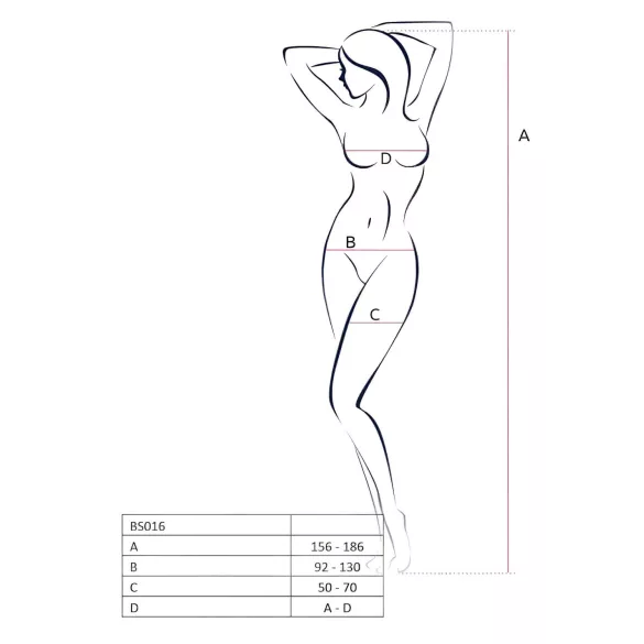 Passion BS016 - Minimalist Mesh Set (Red) - Sizes S-L