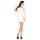 Passion BS025 - Long-Sleeve Mini Dress (White) - Sizes S-L
