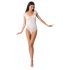 Passion BS064 - Open Mesh Bodysuit (White) - Sizes S-L