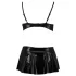 Passion Deby - Black Bra & Mini Skirt Set - L/XL