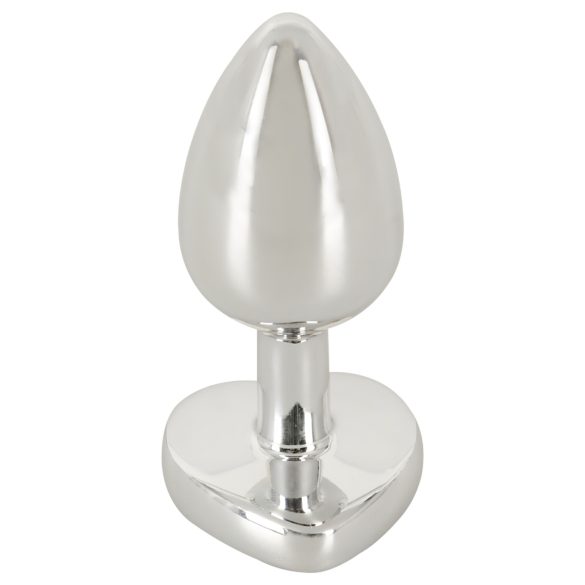 Magic Shiver - Metal Anal Plug with Blue Gem
