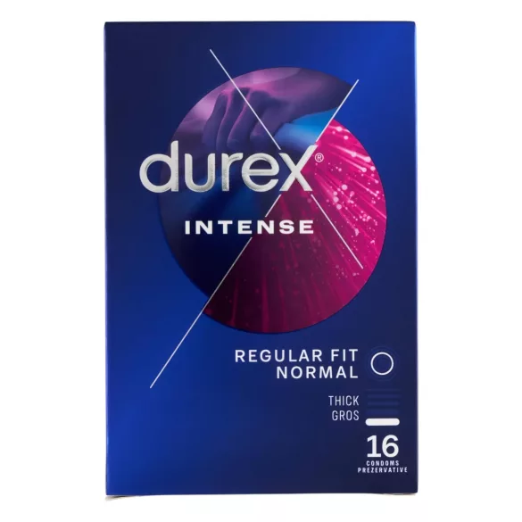 Durex Intense - Ribbed & Dotted Condoms (16 Pack)