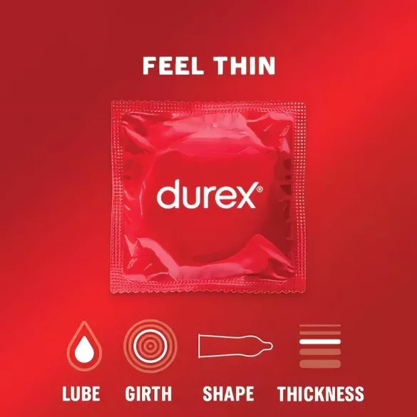 Durex Feel Thin - Natural Sensation Condom Pack (2x12)