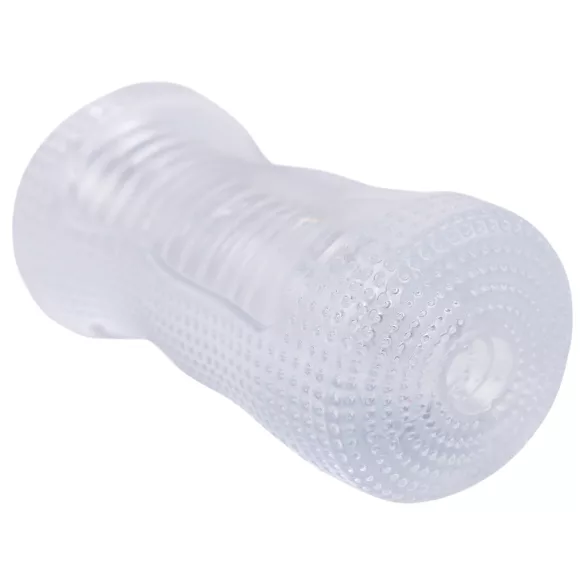 Desirel Vertigo – Ribbed Interior Masturbator (Transparent)