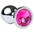 Desirel Pink Jewel S - Silver-Pink Anal Plug