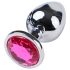 Desirel Pink Jewel L - Anal Plug (Silver-Pink)