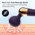 Curved Black Wireless Massager Vibrator