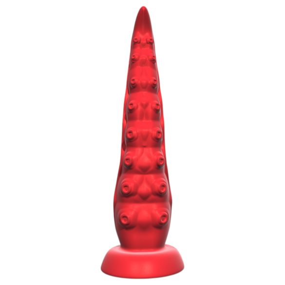Suction Cup Octopus Tentacle Vibrator with Remote (Red)