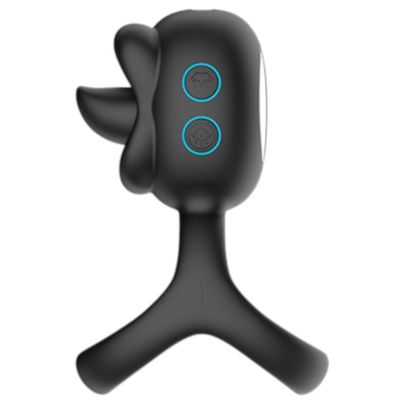 Biu-Biu - Black Ring & Tease Clitoral Vibrator