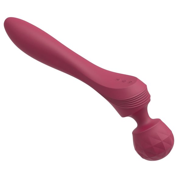 Lonely Curved Massager Vibrator (Red)