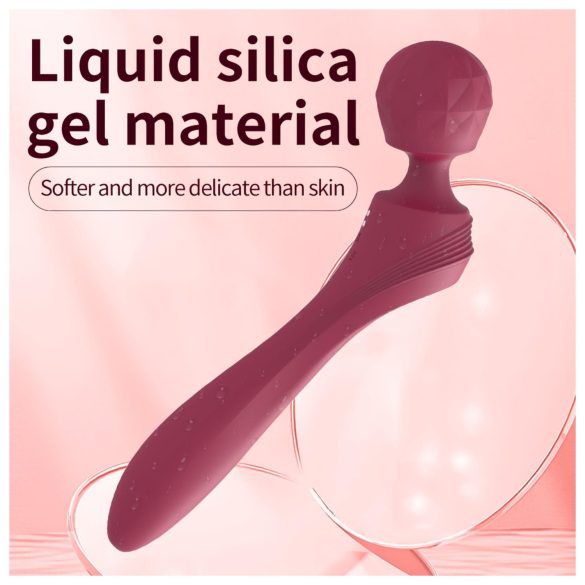 Lonely Curved Massager Vibrator (Red)