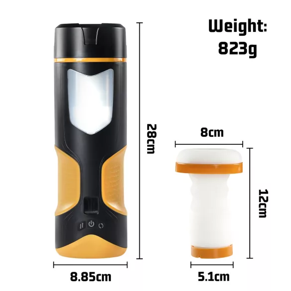 Lonely - Rotating & Thrusting Masturbator (Black)