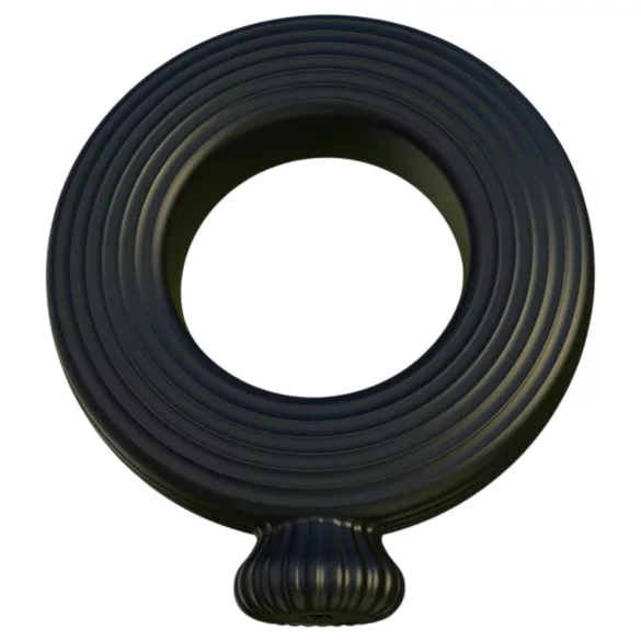 Kangvo - magnetic inflatable penis ring (black)