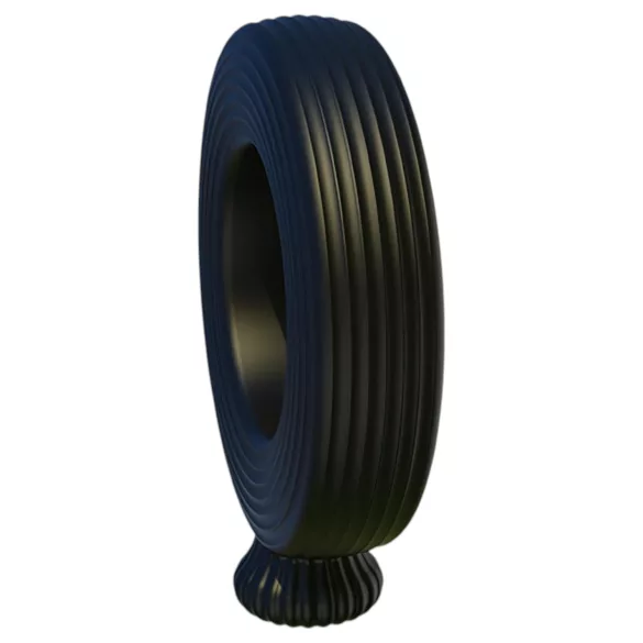 Kangvo - magnetic inflatable penis ring (black)