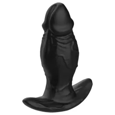 Kangvo - magnetic inflatable silicone dildo (black)