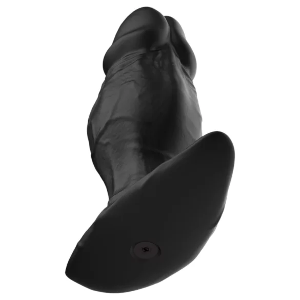 Kangvo - magnetic inflatable silicone dildo (black)
