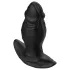 Kangvo - magnetic inflatable silicone dildo (black)