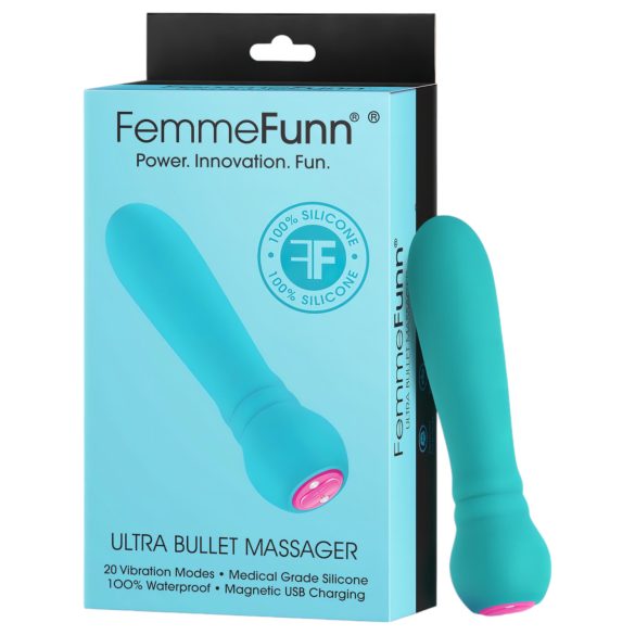 FemmeFunn Ultra Bullet - Premium Turquoise Bullet Vibrator