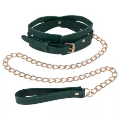 Sportsheets - Collar with Leash (Green)
