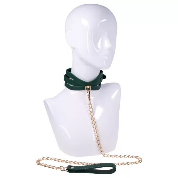 Sportsheets - Collar with Leash (Green)