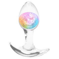 NS Novelties - Rainbow Translucent Anal Plug - Small