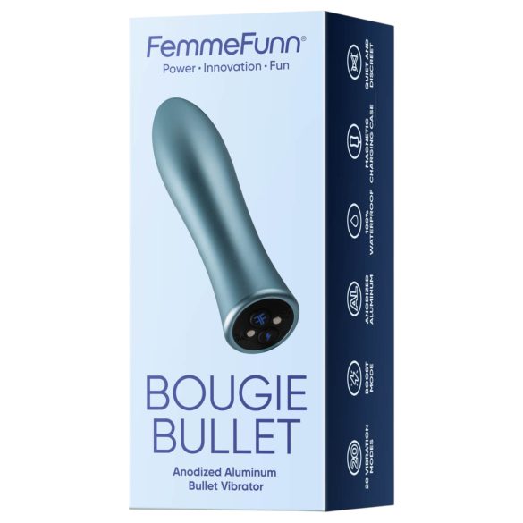 FemmeFunn Bougie - Premium Aluminum Vibrator (Silver)