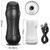 AlvUp - Vibrating Suction Masturbator (Black)
