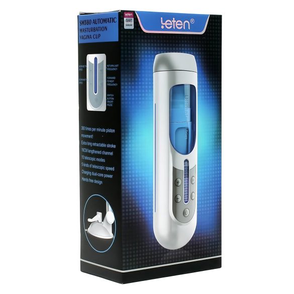 LETEN SM380 - rechargeable, up and down moving super masturbator